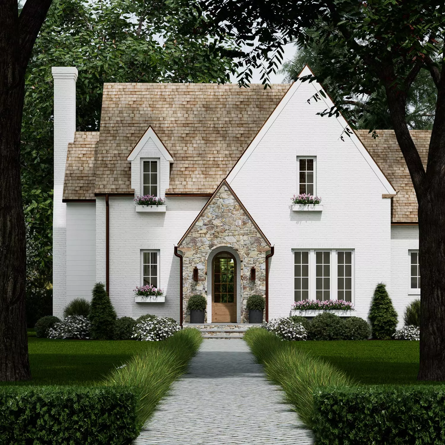 English cottage style home