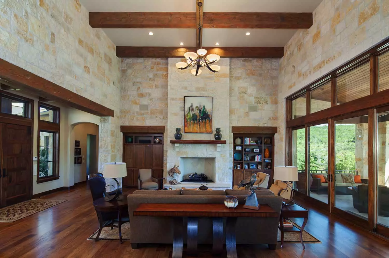 Rustic living room