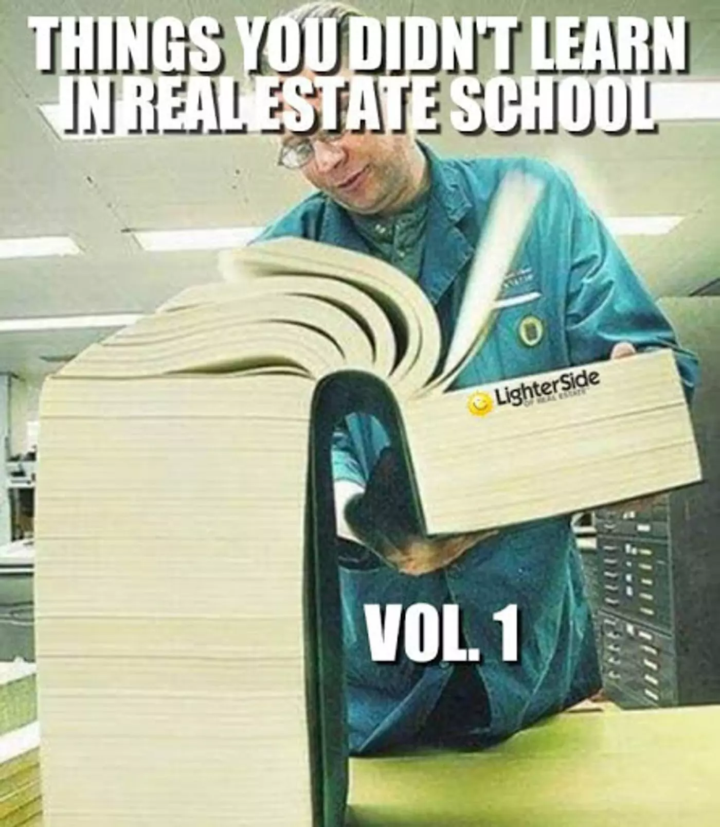 Realtor Meme example - Knowledge is power