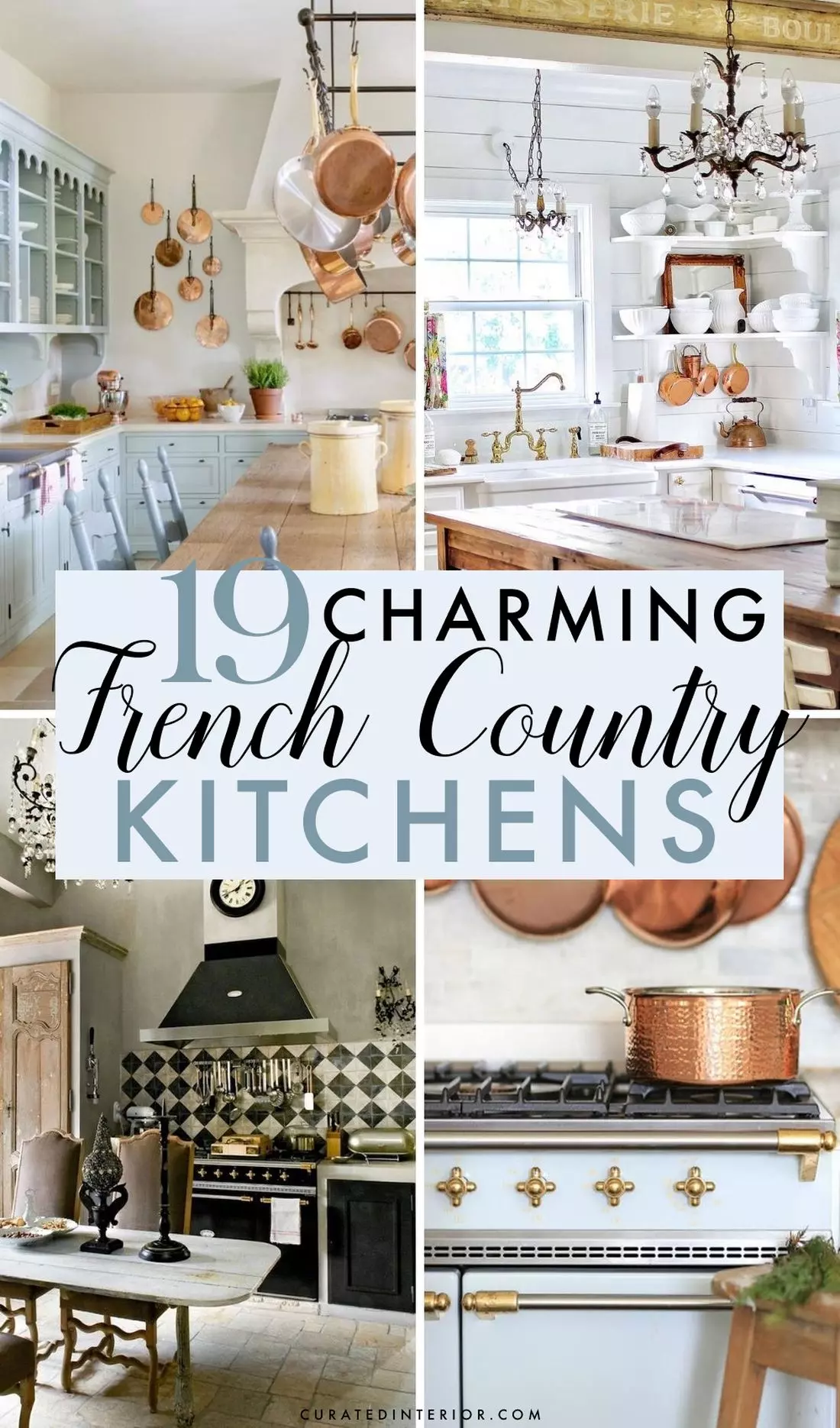 19 Charming French Country Kitchens