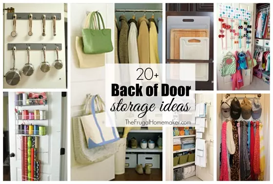 20 back of door storage ideas