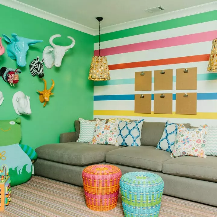 30 Fun and Fantastic Color Ideas for Playrooms