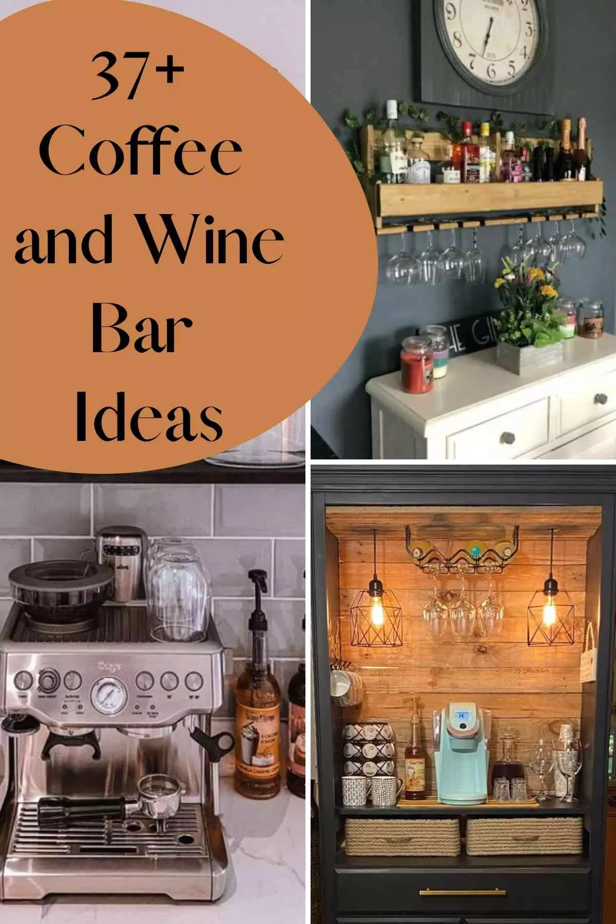 How to make a drink station Coffee Bar at home