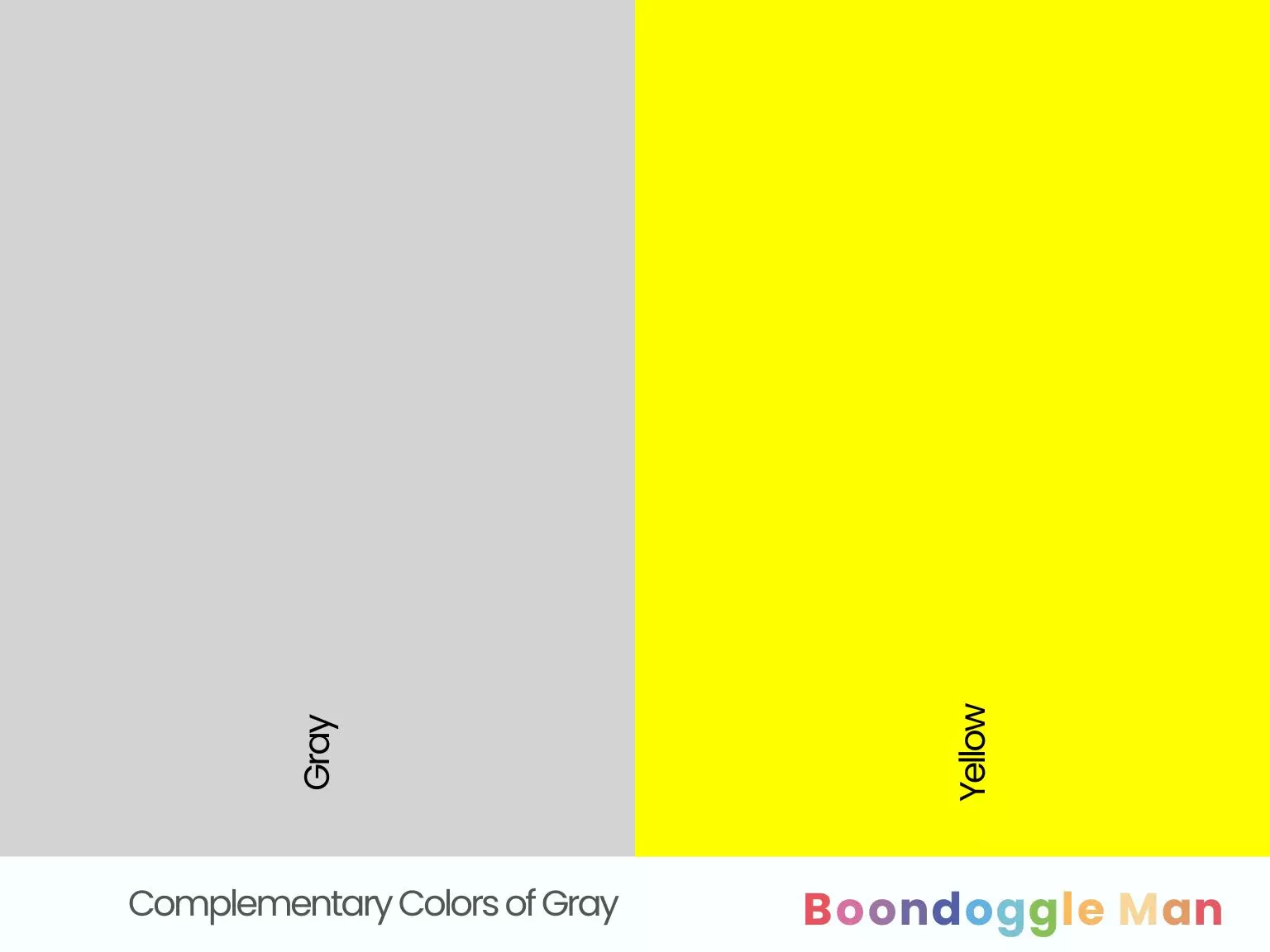 Complementary Colors of Gray