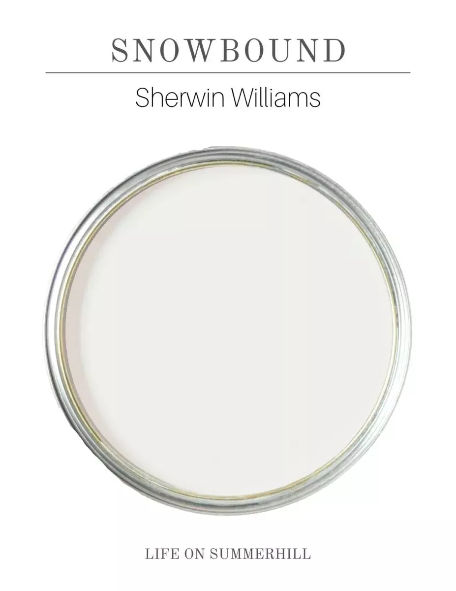 Exterior brick painted Sherwin Williams creamy