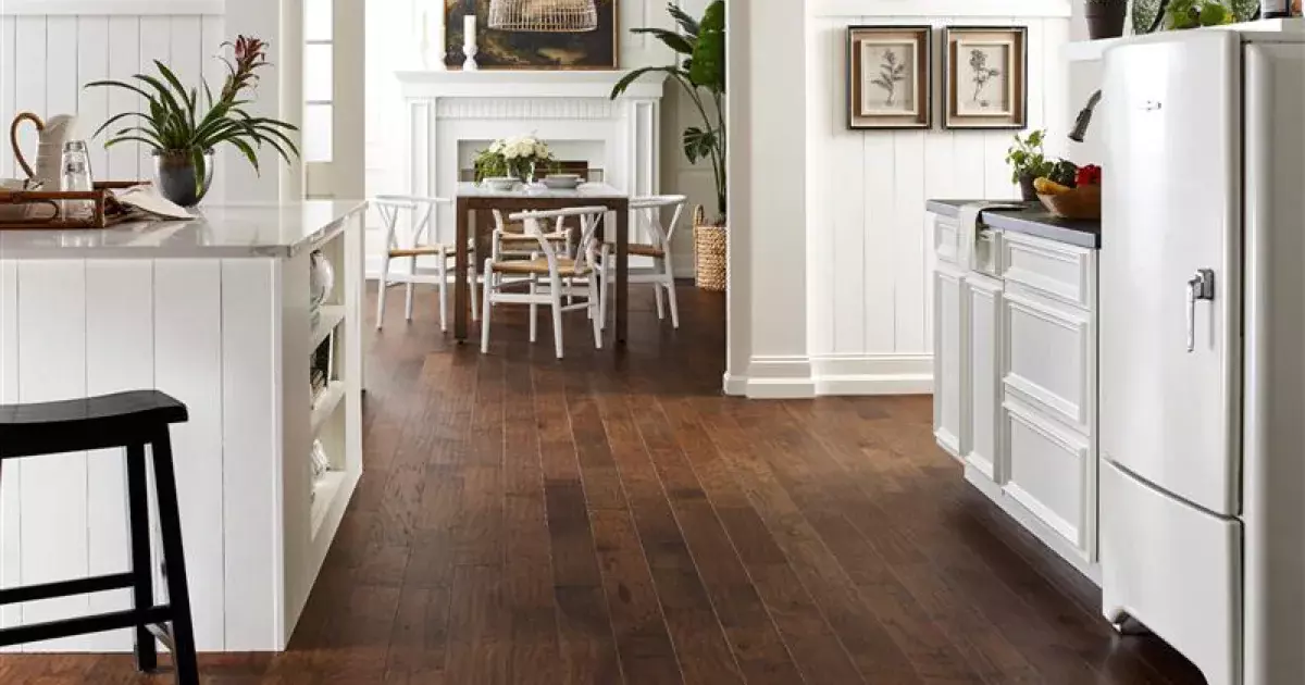 Hardwood floors without area rugs