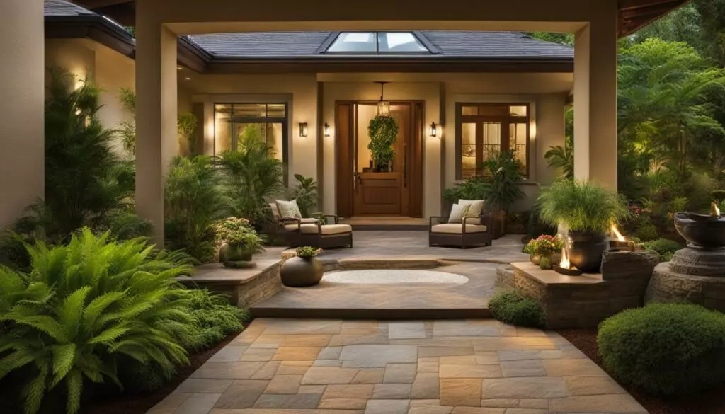 Creating a welcoming front porch with feng shui