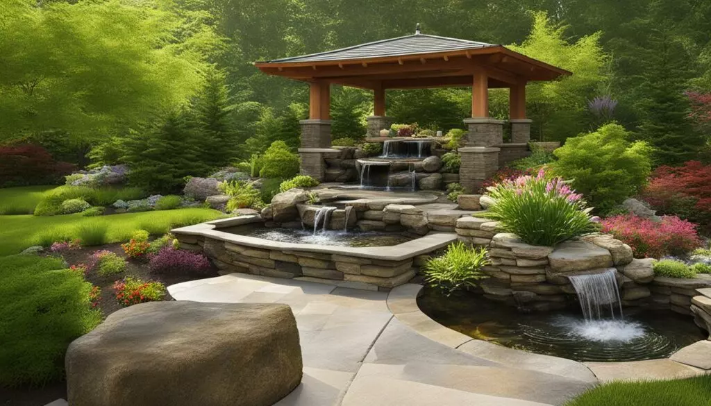 feng shui water feature for front porch