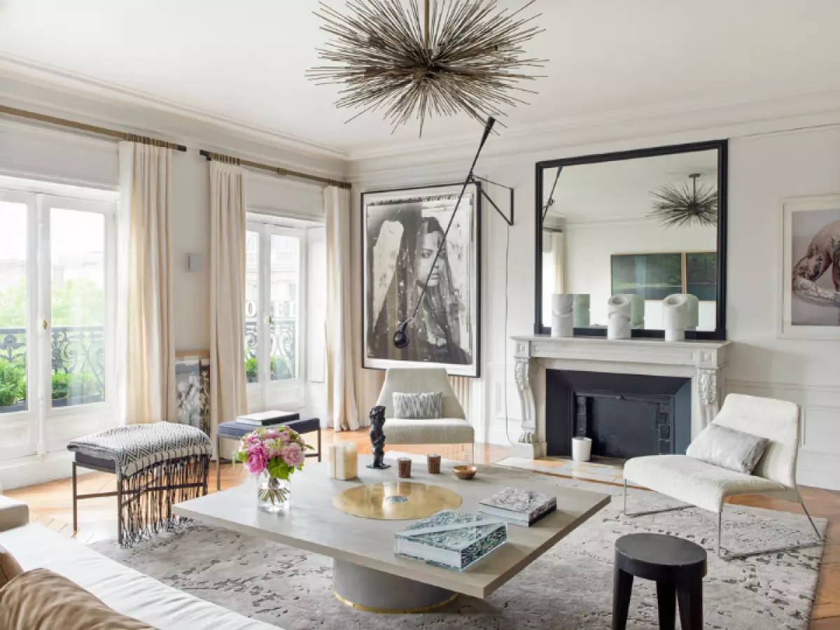 Modern French contemporary parisian Interiors