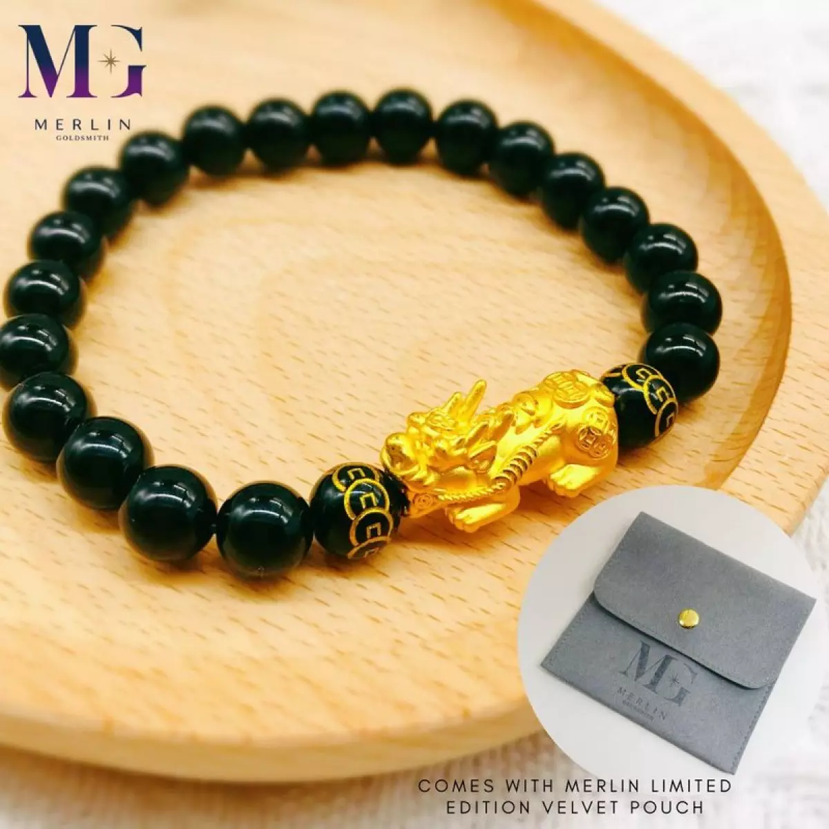 Gold Ingot Pixiu Bracelet