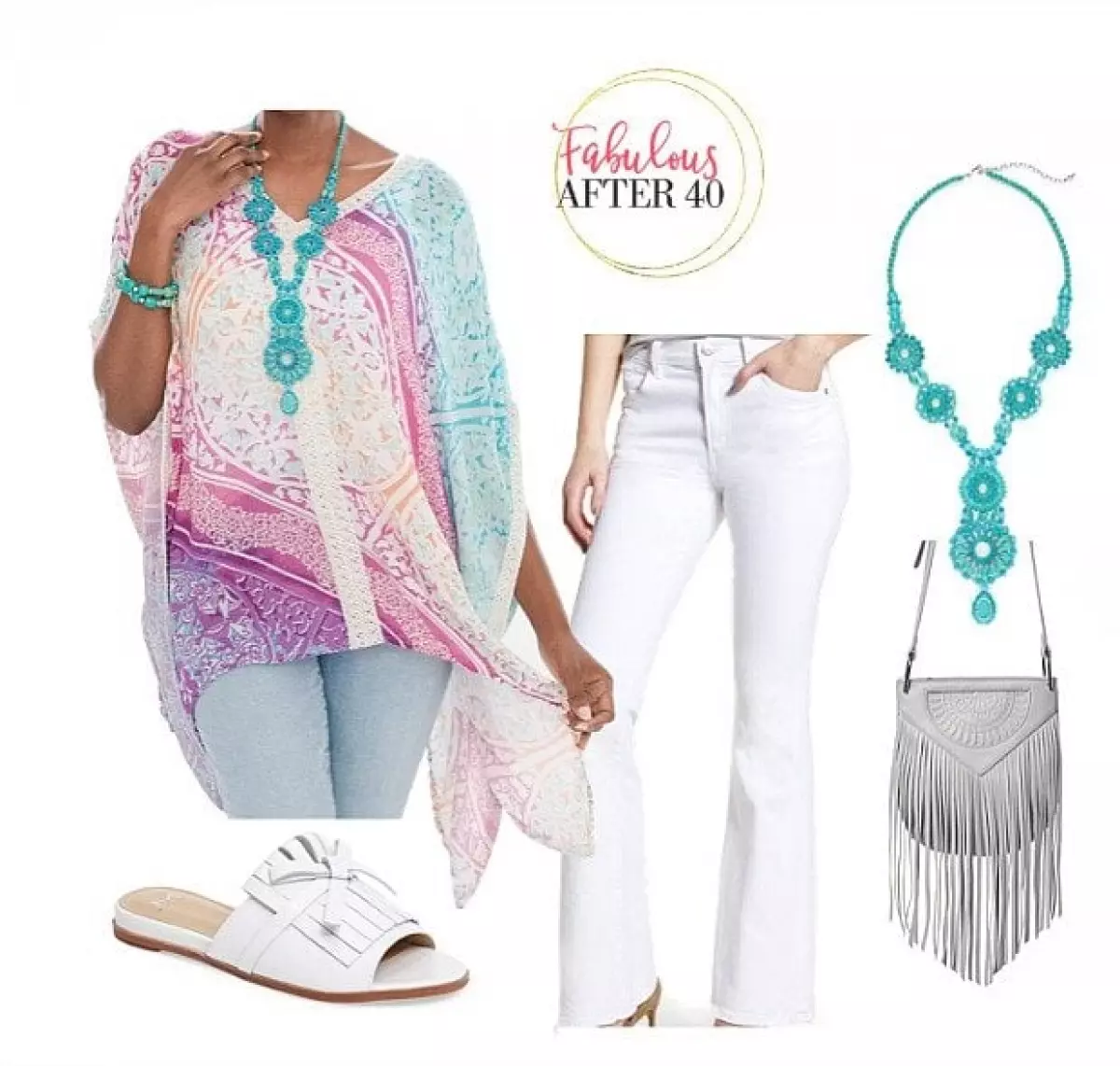 Boho style - Colorful Poncho