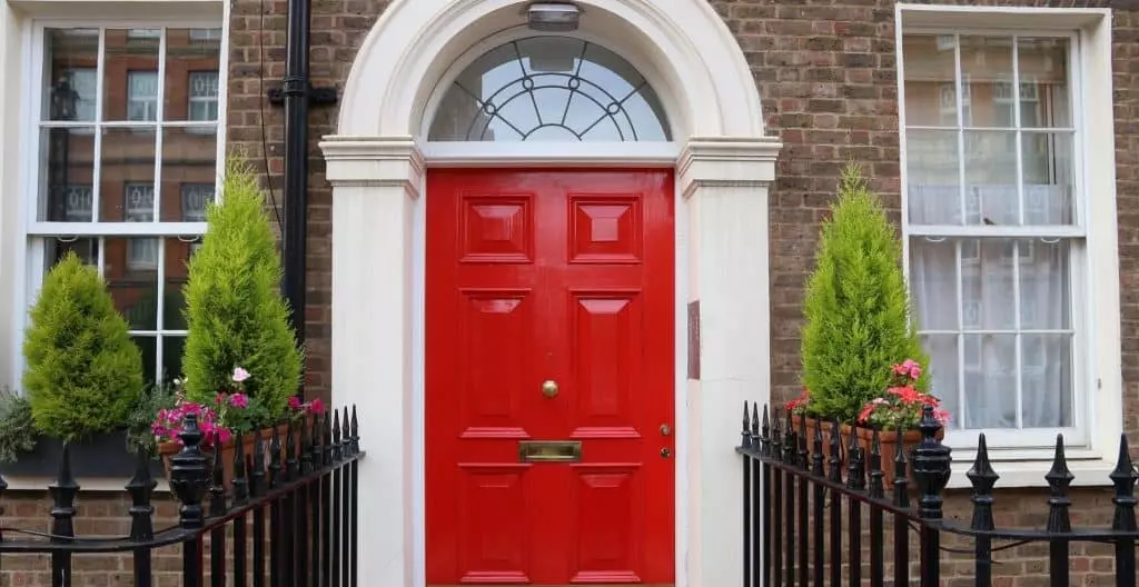 Custom Chinese Red Door