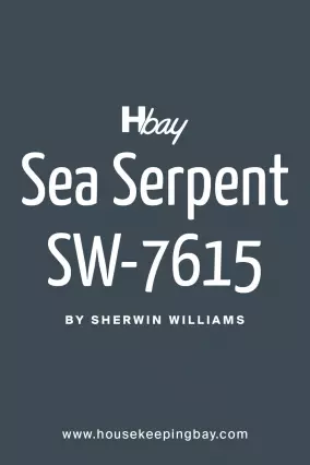 Sherwin Williams. Sea Serpent For the bedroom