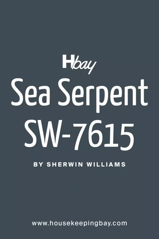 Sherwin Williams. Sea Serpent For the exterior