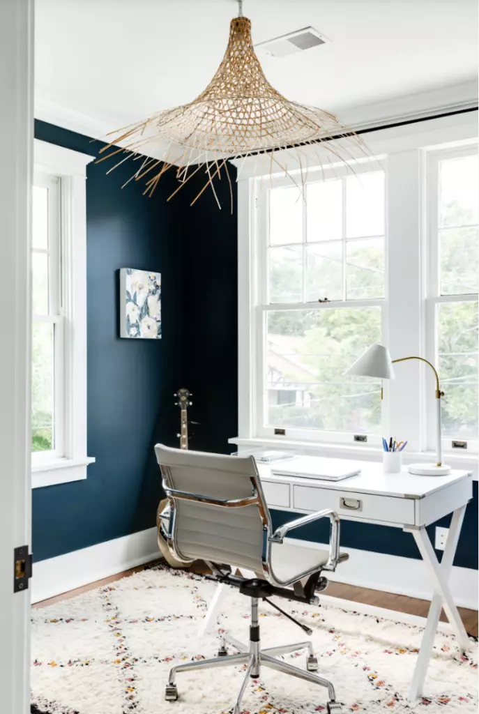 Sherwin Williams Dark Night SW 6237 all about this dark blue paint color