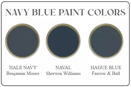 Navy Blue Paint Colors