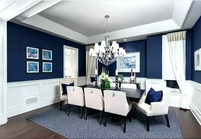 navy blue ceiling