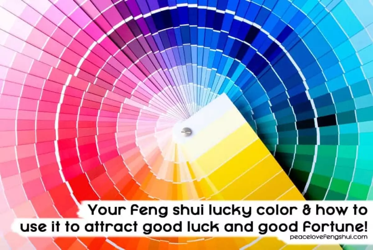 your feng shui lucky color