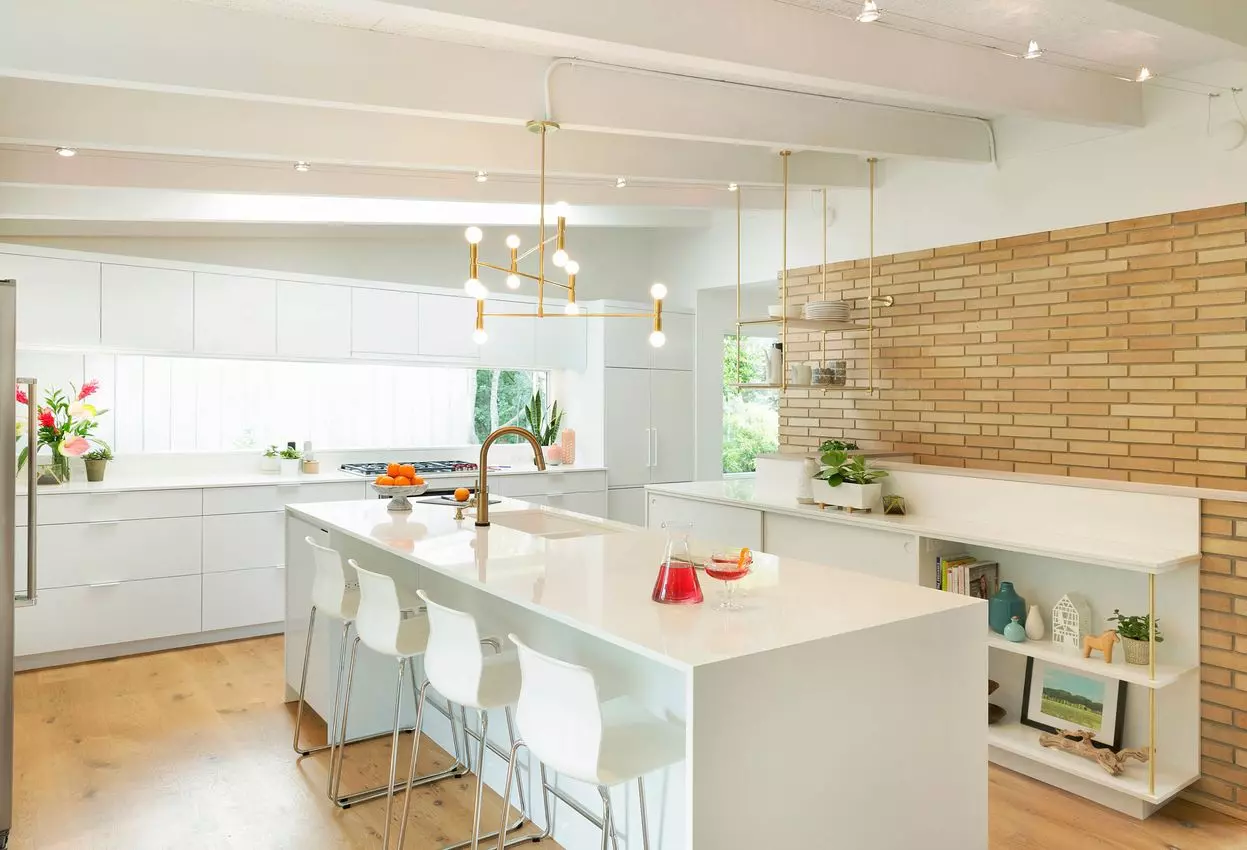 Orange Range in Kitchen via Kelly Ann Photography