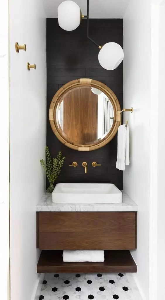 Black Powder Room