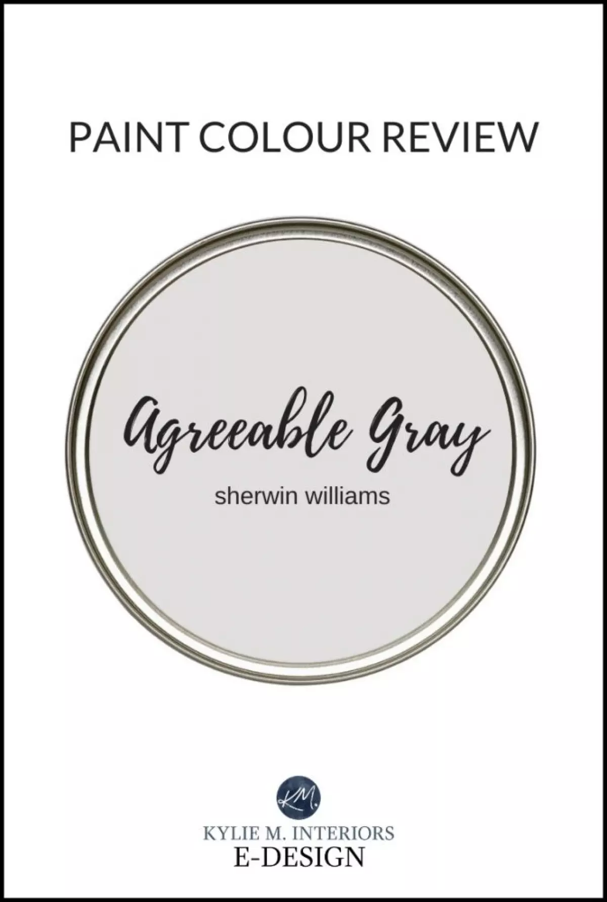 Paint color review of popular greige paint colour, Sherwin Williams Agreeable gray