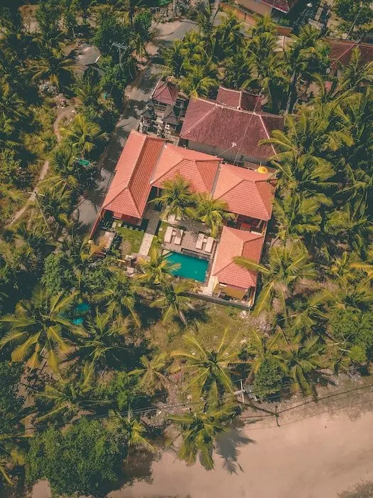 An example of real estate drone photography