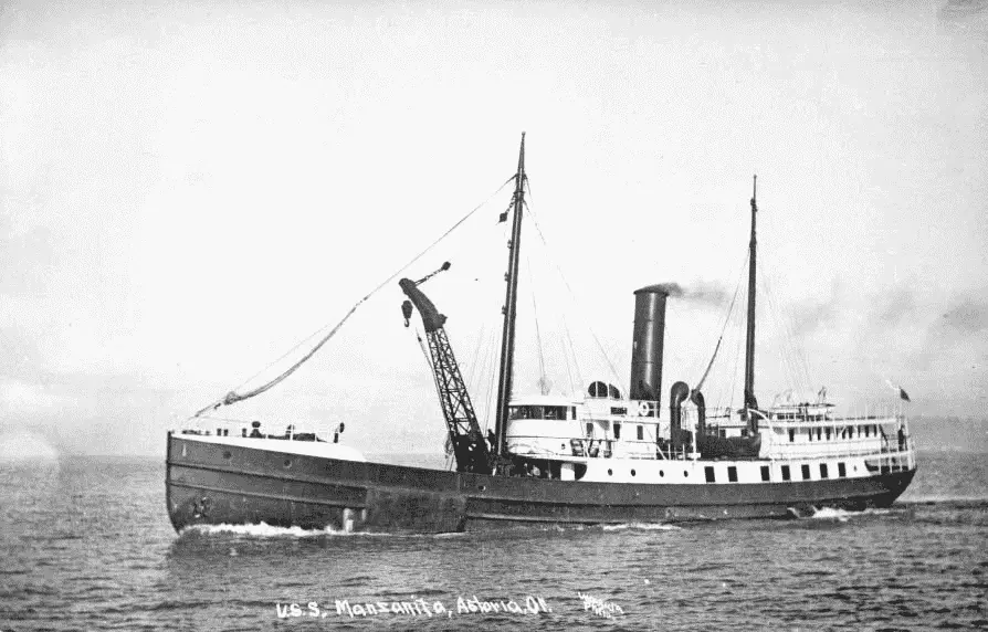 USS Manzanita, a turn-of-the-century Coast Guard ship