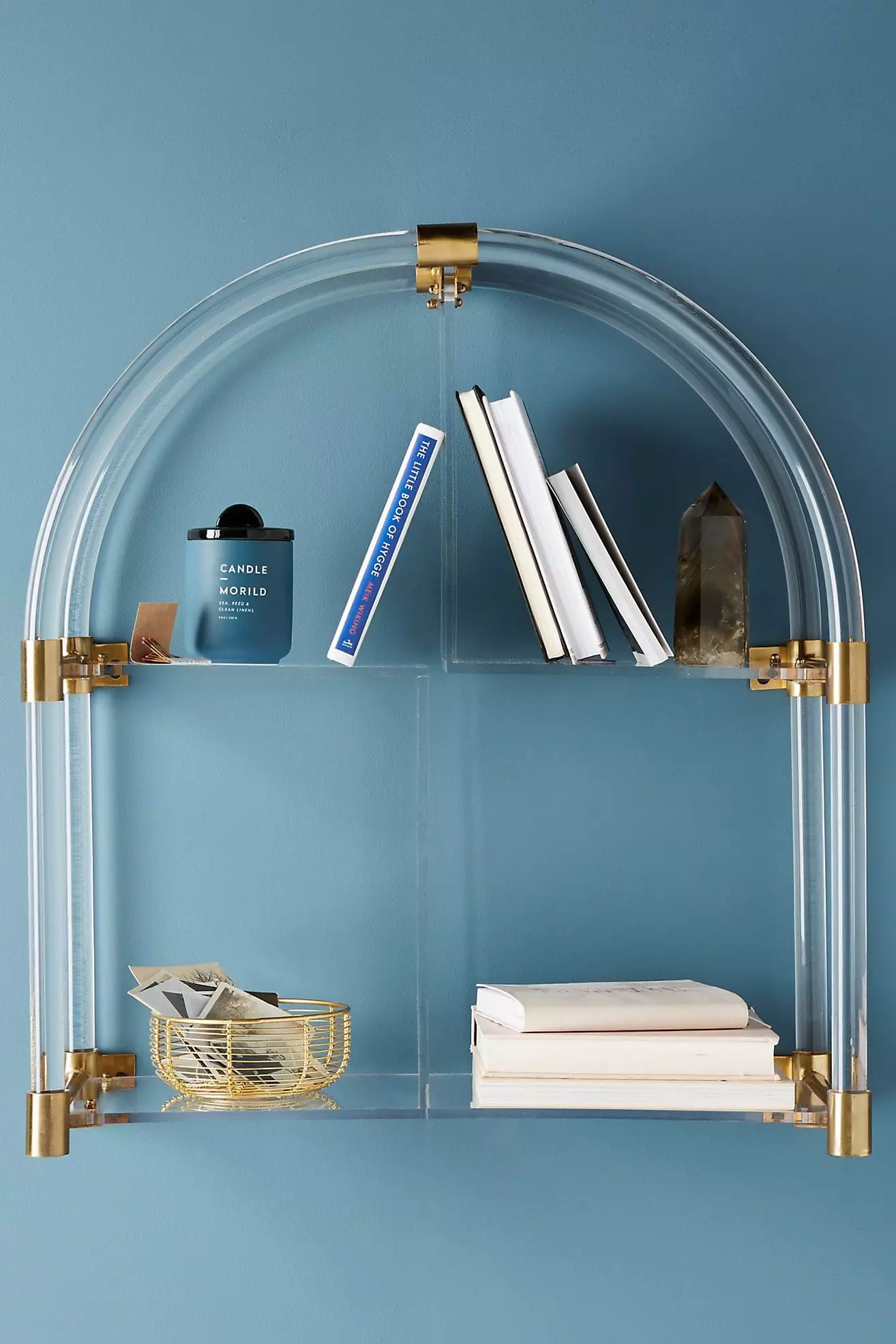 Lucite Arch Shelf