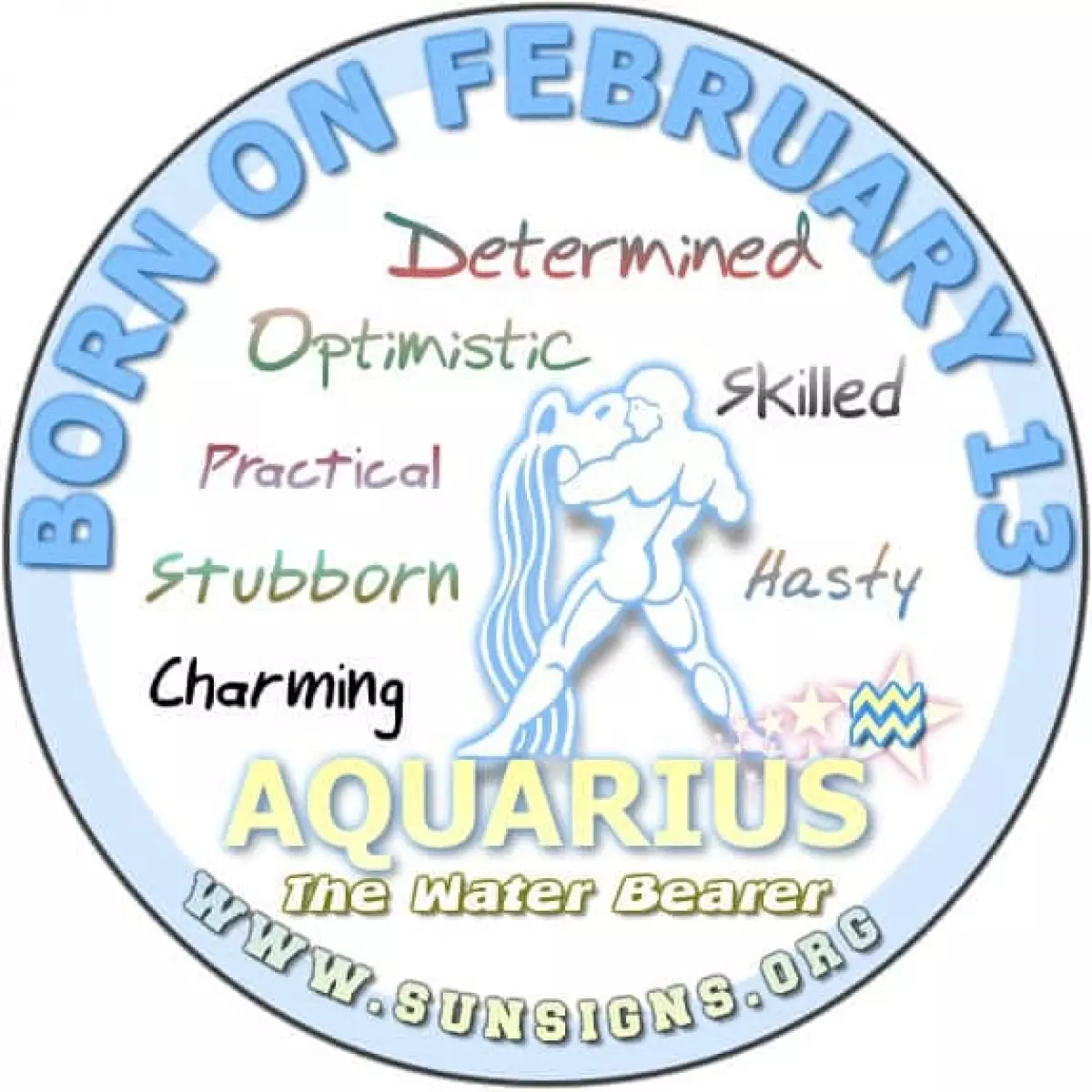 february 13 birthday personality