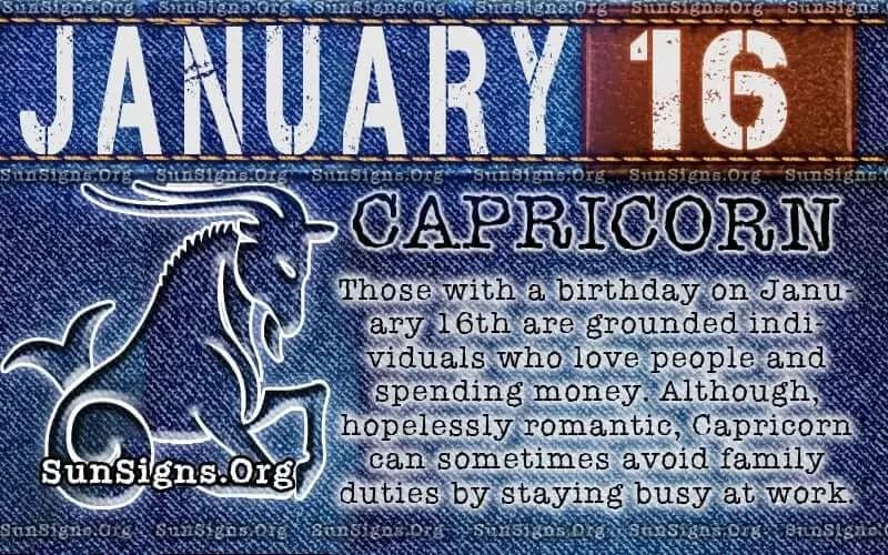 january 16 birthday