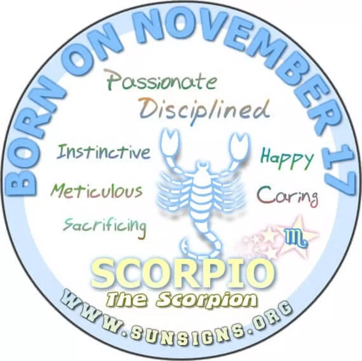 November 17 birthday personality