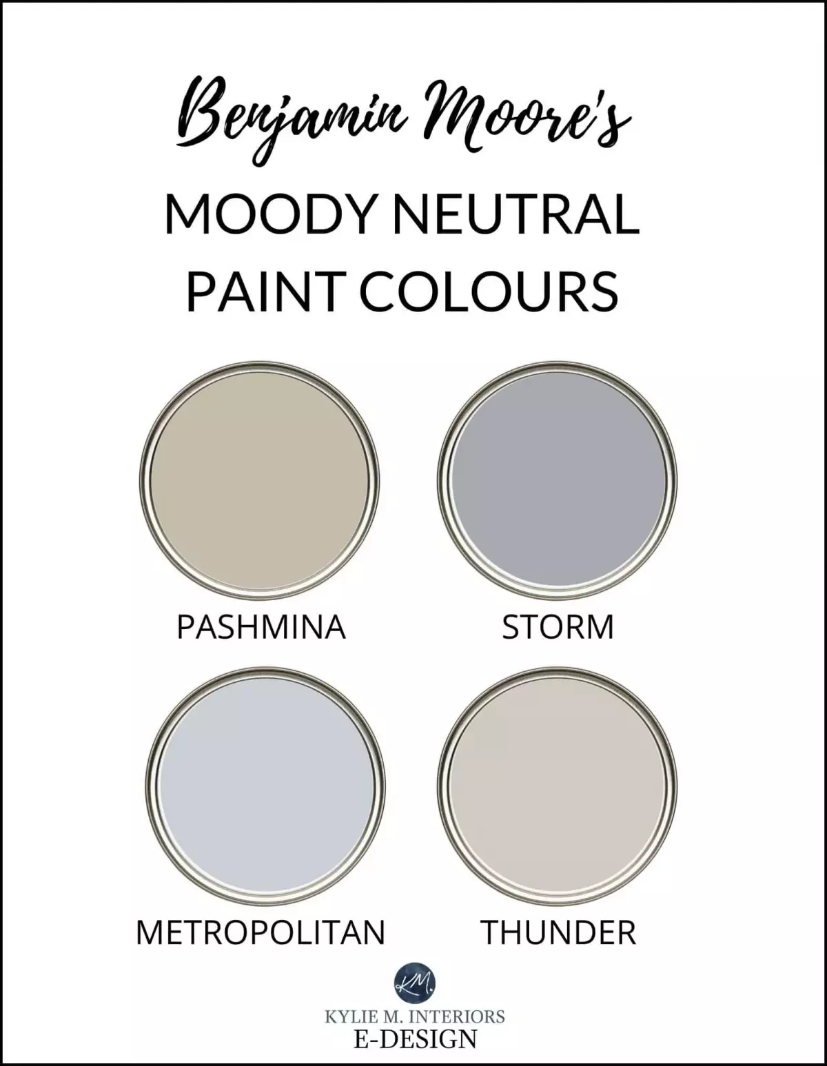 The best Benjamin Moore Affinity paint colours