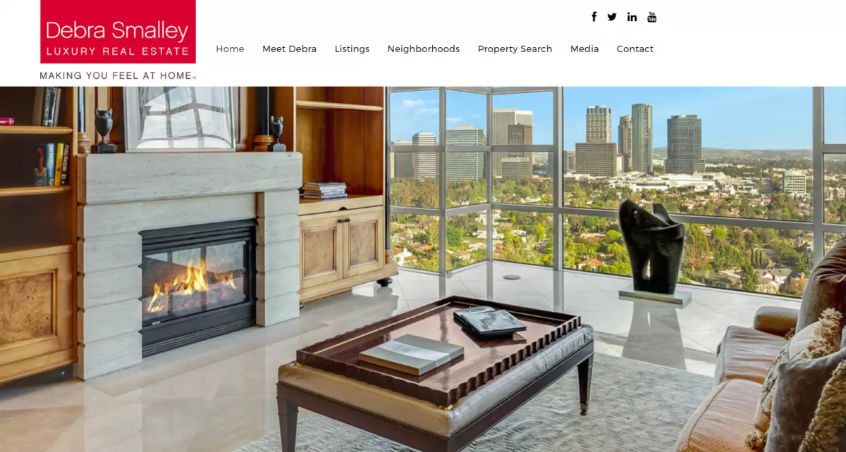 Debra Smalley Real Estate Website Example