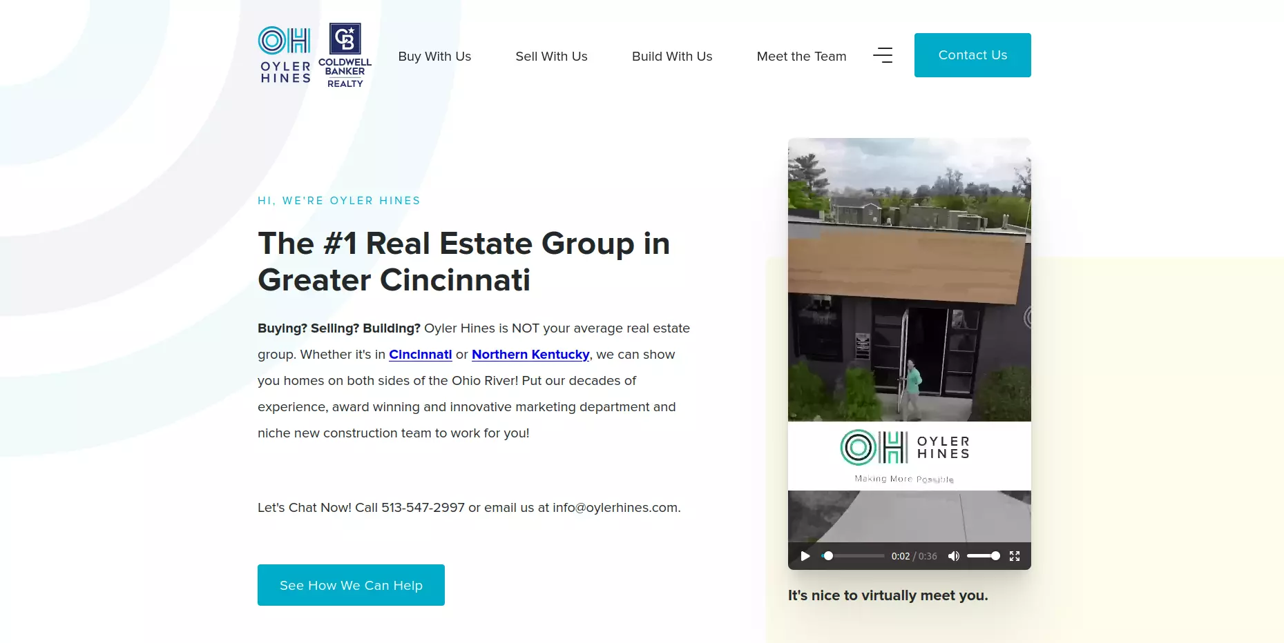 Oyler Hines Real Estate Website Example