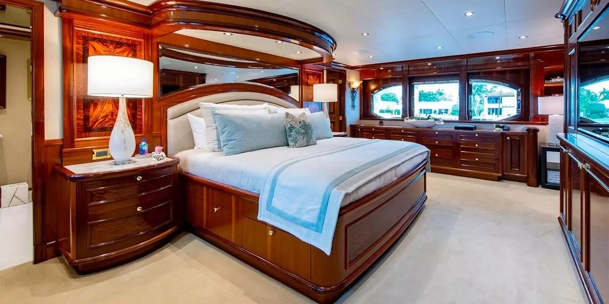 Interior design by Gregory C. Marshall onboard CRESCENT LADY