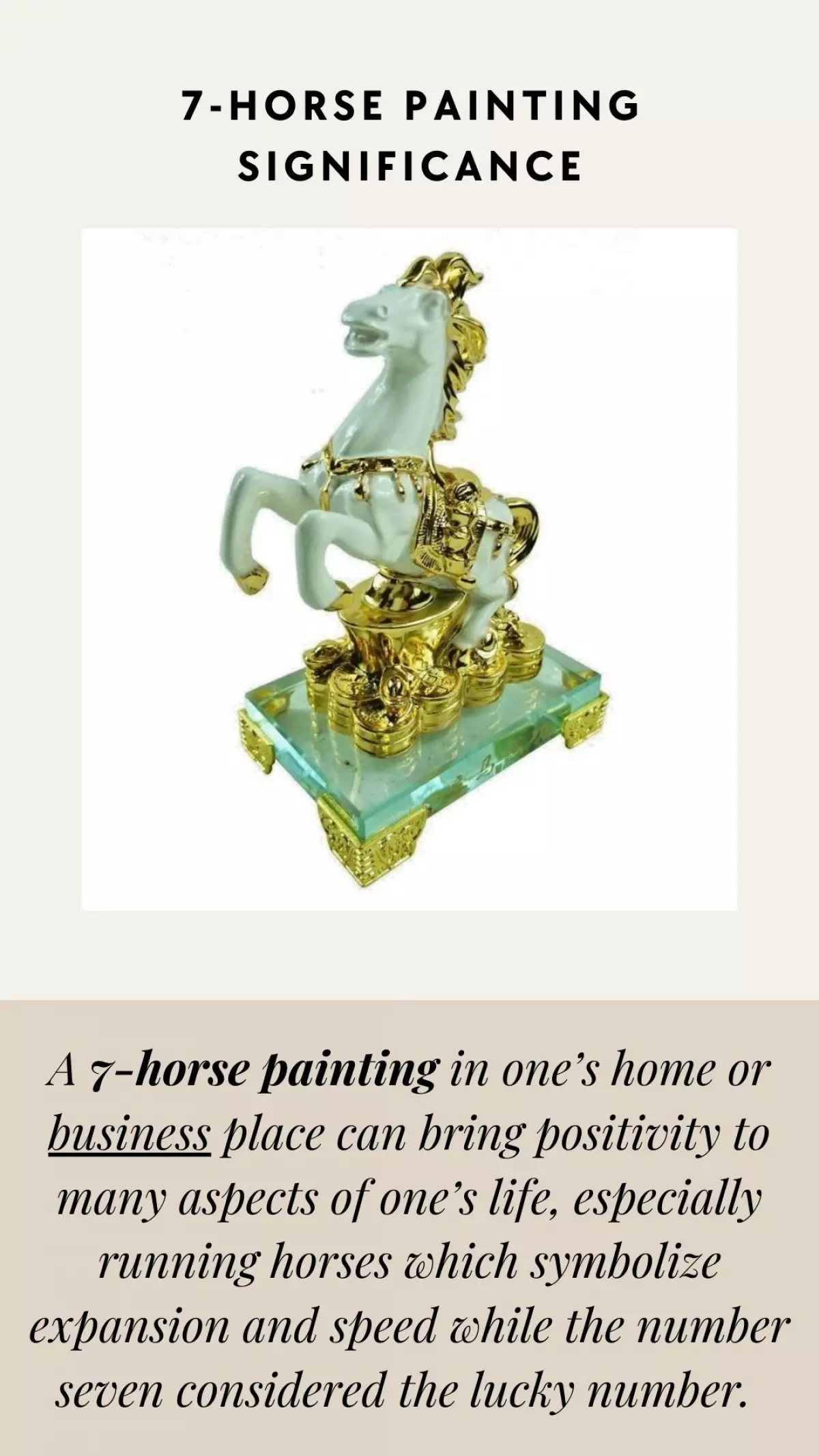 7-Horse Painting Significance