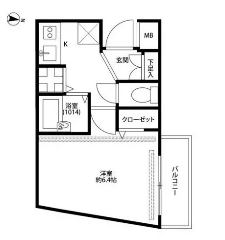 Floorplan for a typical 3DK apartment. “D” means dining, “K” means kitchen. 3 refers to the additional three rooms.