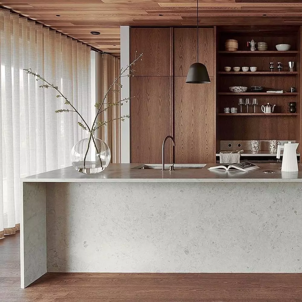 Japandi interior design kitchen