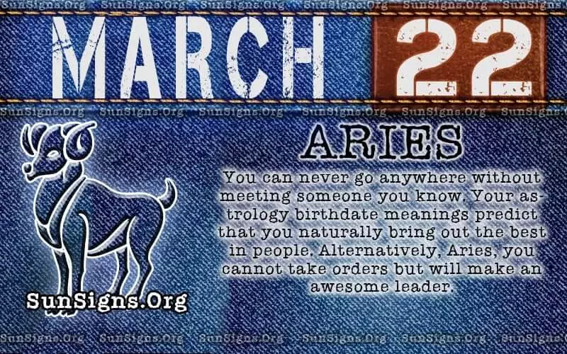 march 22 birthday