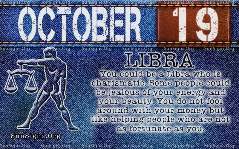 october 19 libra birthday calendar