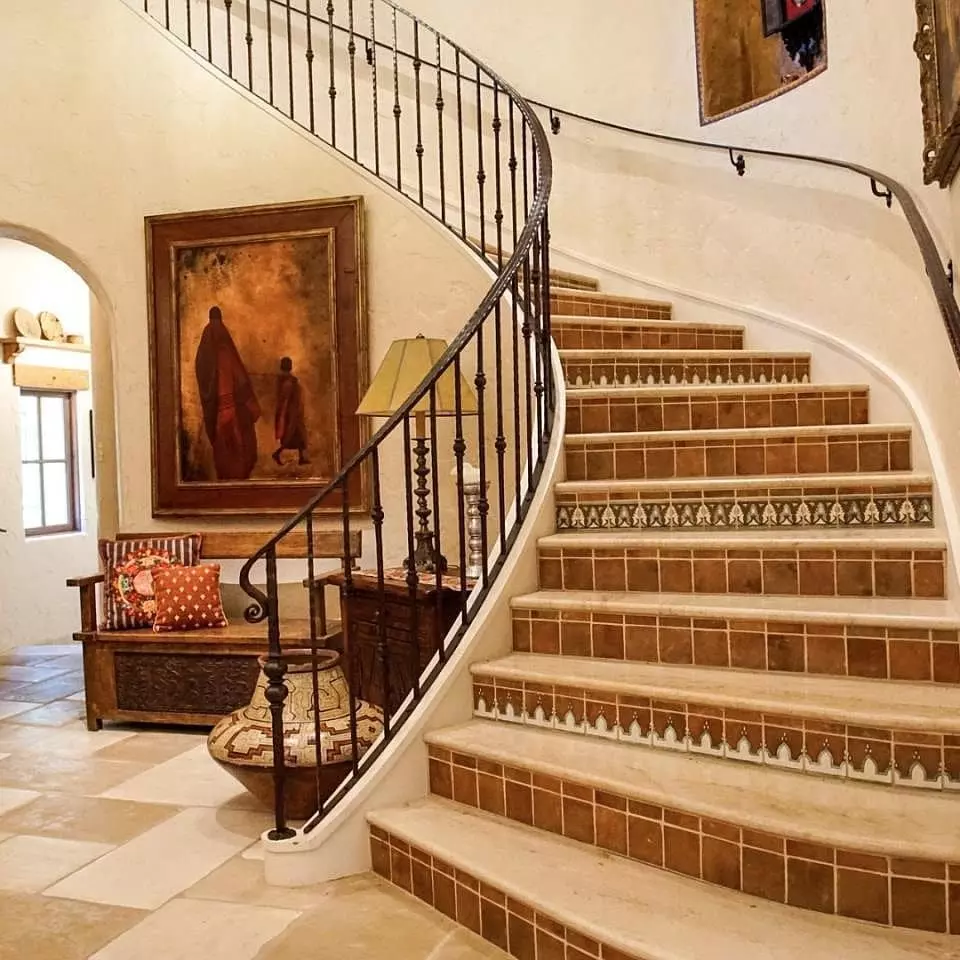 Spanish style staircase