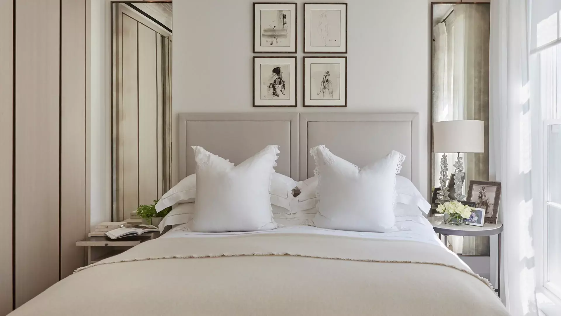 Classic contemporary bed