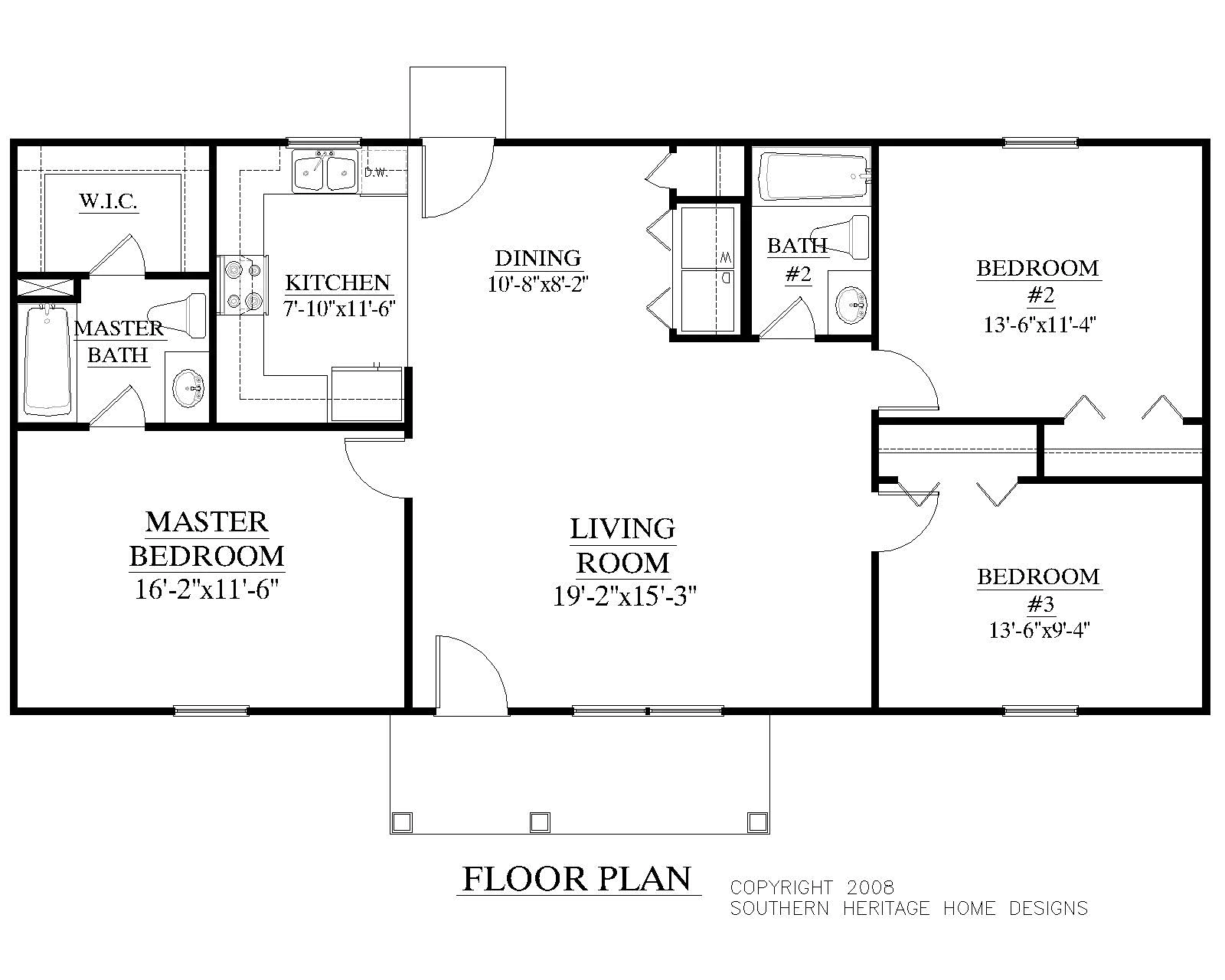 Slab Home Plans