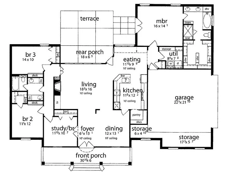 Slab Floor House Plans Gast Homes