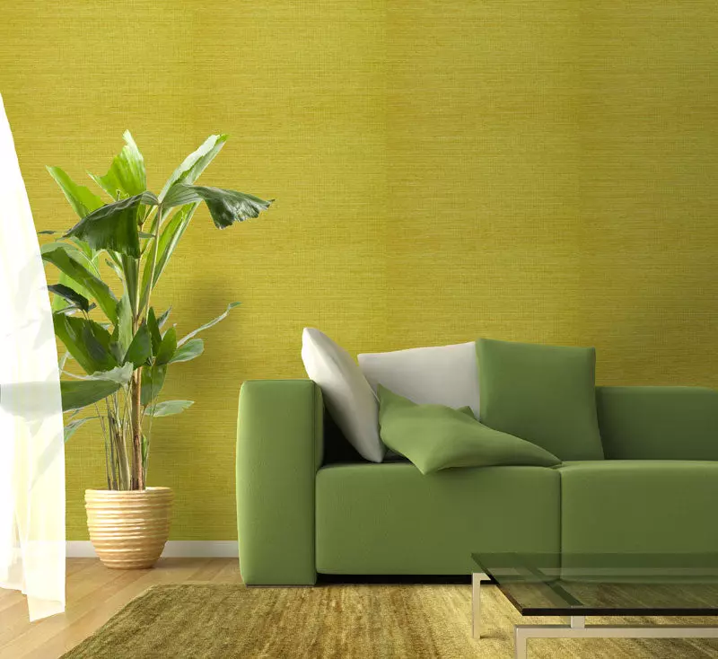 Green Grasscloth Wallpapers