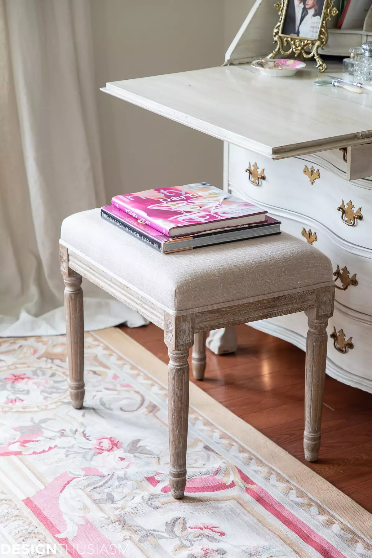 french country living room stool