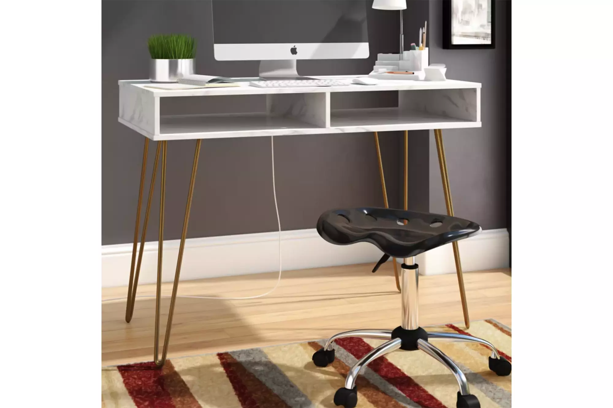 Marble desk