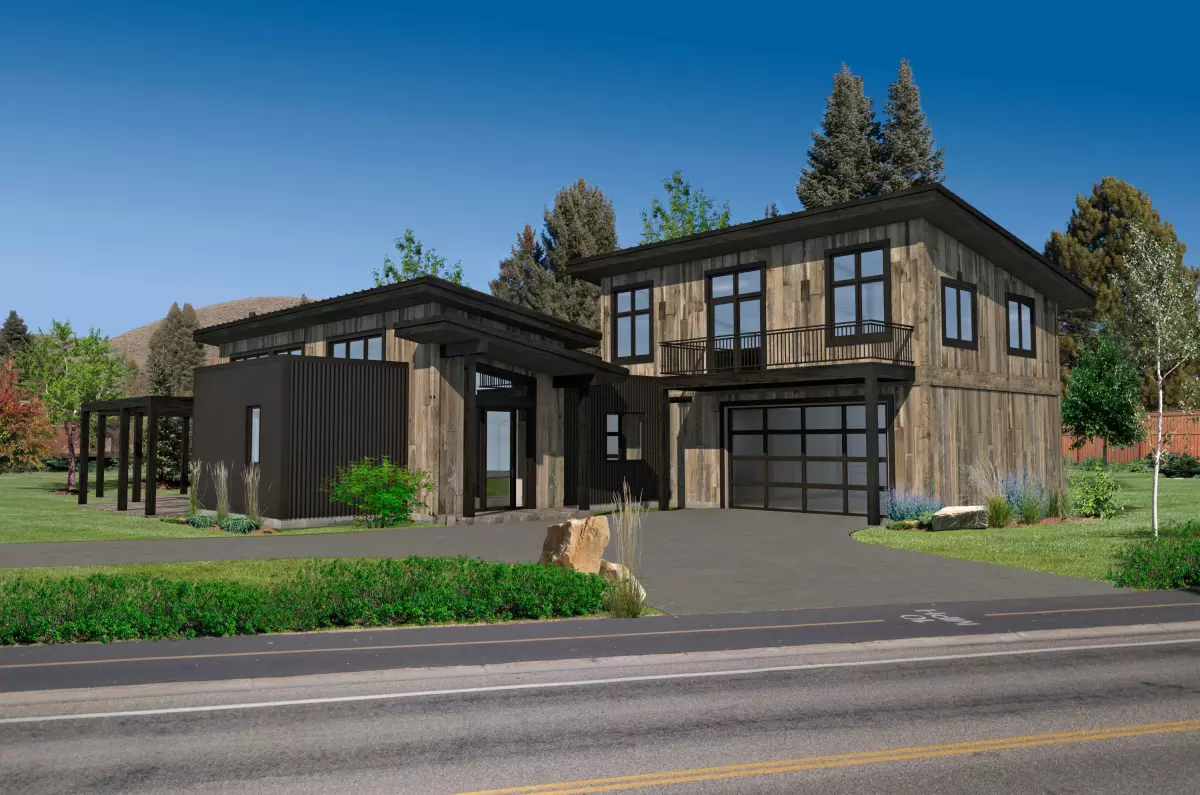 mountain modern home for sale at 1520 Warm Springs Rd, Ketchum ID