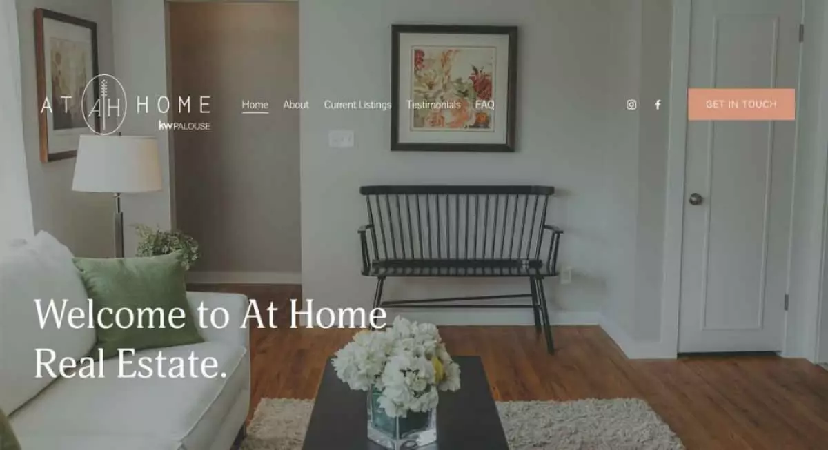 At Home - Squarespace Real Estate Website