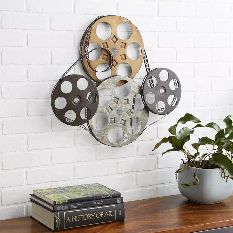 Chelsea Grove 51650 Three-Dimensional Metal Film Reel Wall Decor